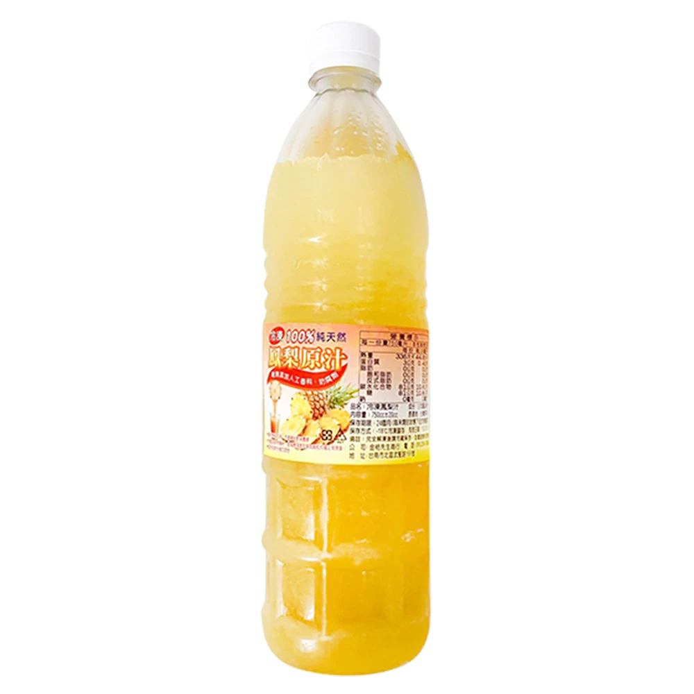 【魚大俠】鳳梨原汁750±20cc/瓶-1A2B 魚大俠 AR087