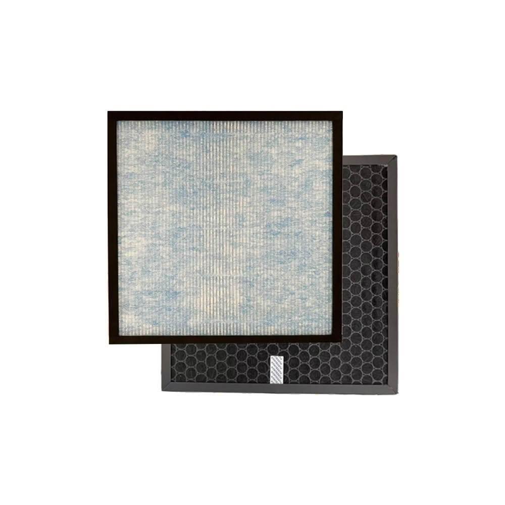 【PUREBURG】適用瑞典Dustie達氏DAC352智慧淨化空氣清淨機高效HEPA活性碳2合1濾網濾芯-2入組DAFR-35CM-X2