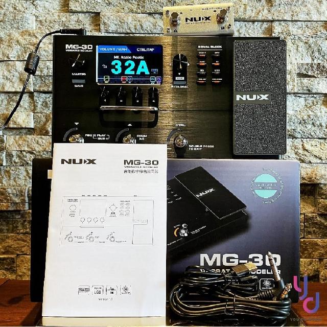 NUX】Nux 〔 MG-30 〕 效果器電吉他綜合IR 破音Loop 錄音介面公司貨