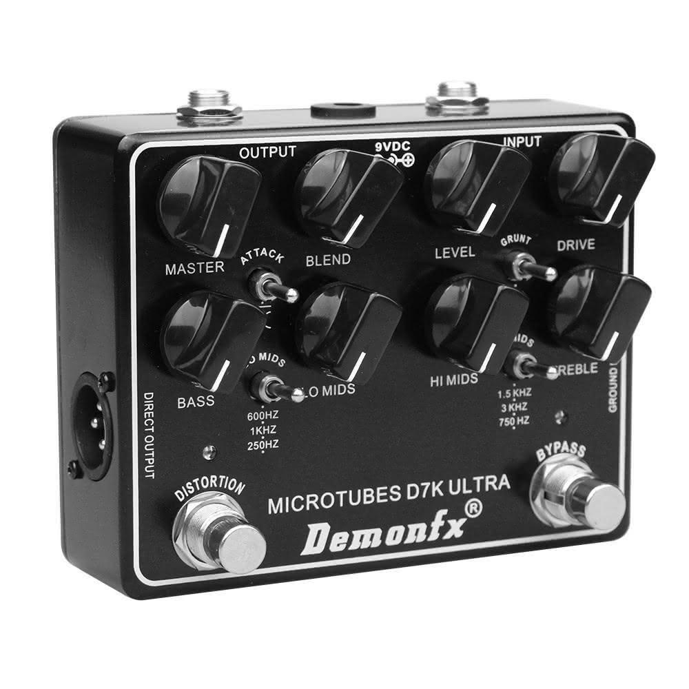 Demonfx 〔 Microtubes D7K Ultra V2 〕 效果器 電貝斯 破音 前極 DI 公司貨