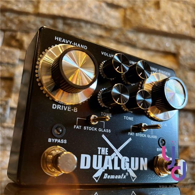 Demonfx 〔 The Dual Gun 〕 效果器電吉他雙軌破音公司貨