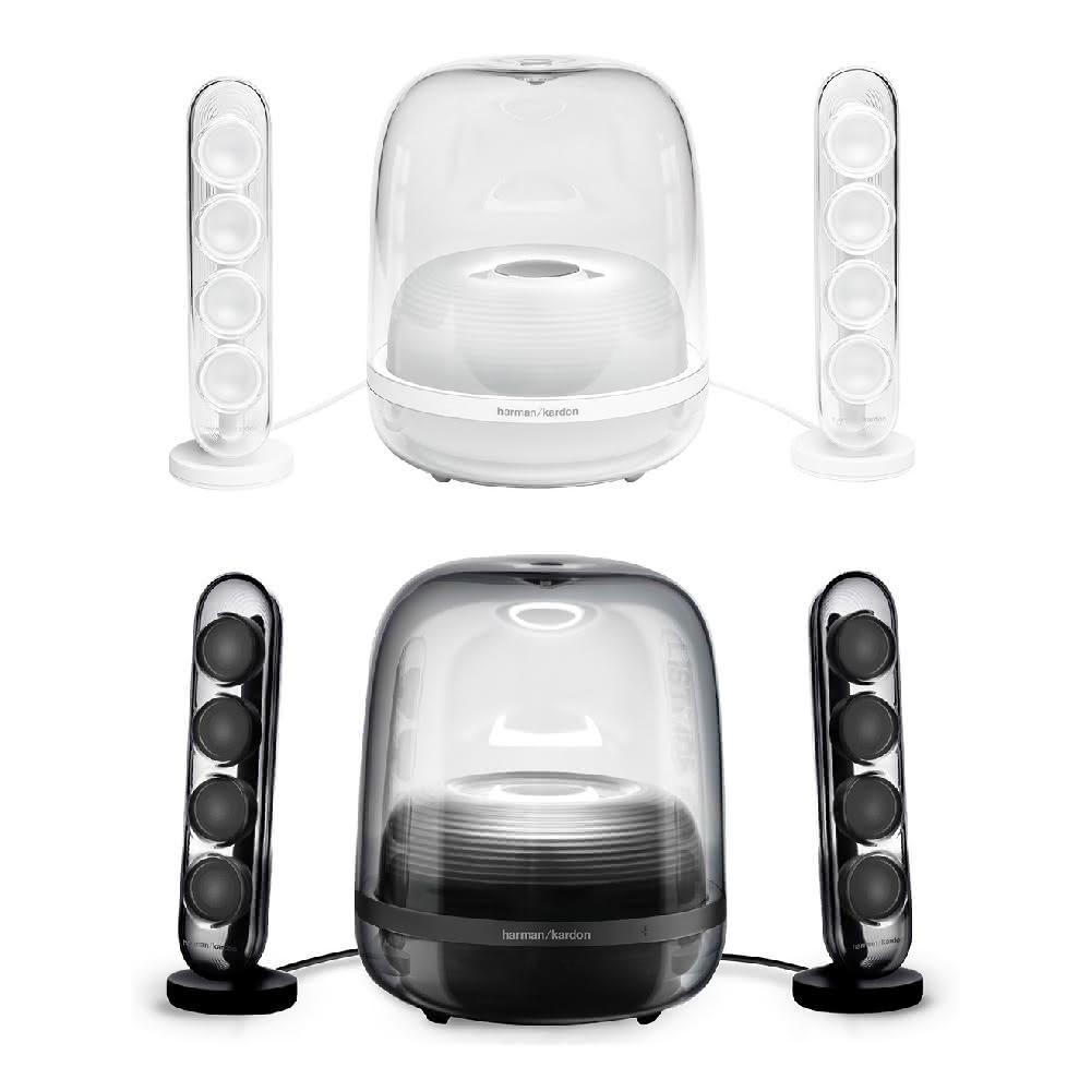 【Harman Kardon】哈曼卡頓 Harman Kardon SoundSticks 4 水母 藍牙喇叭 〔黑/白〕 2.1 聲道 重低音 140瓦 公司貨(harman kardon soundsticks 4 藍芽 音響)