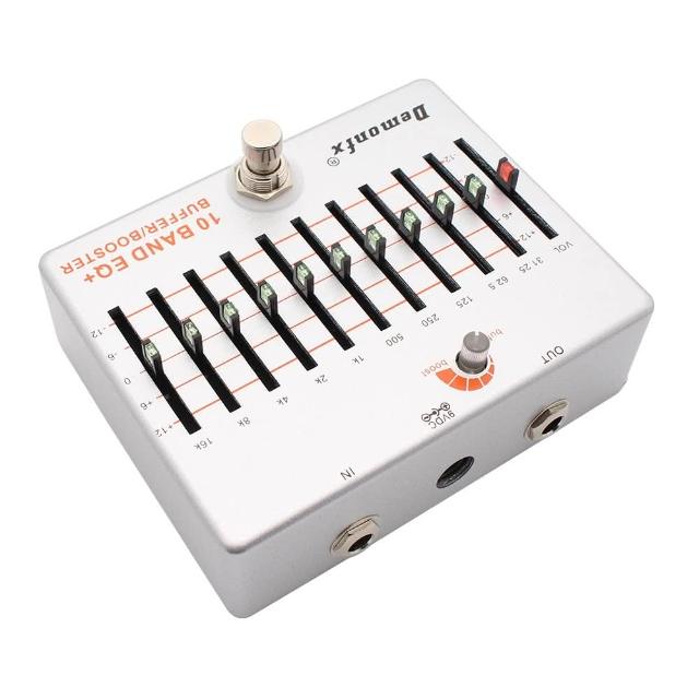 Demonfx Audio 10 BAND EQ BUFFER Booster 電吉他效果器mxr