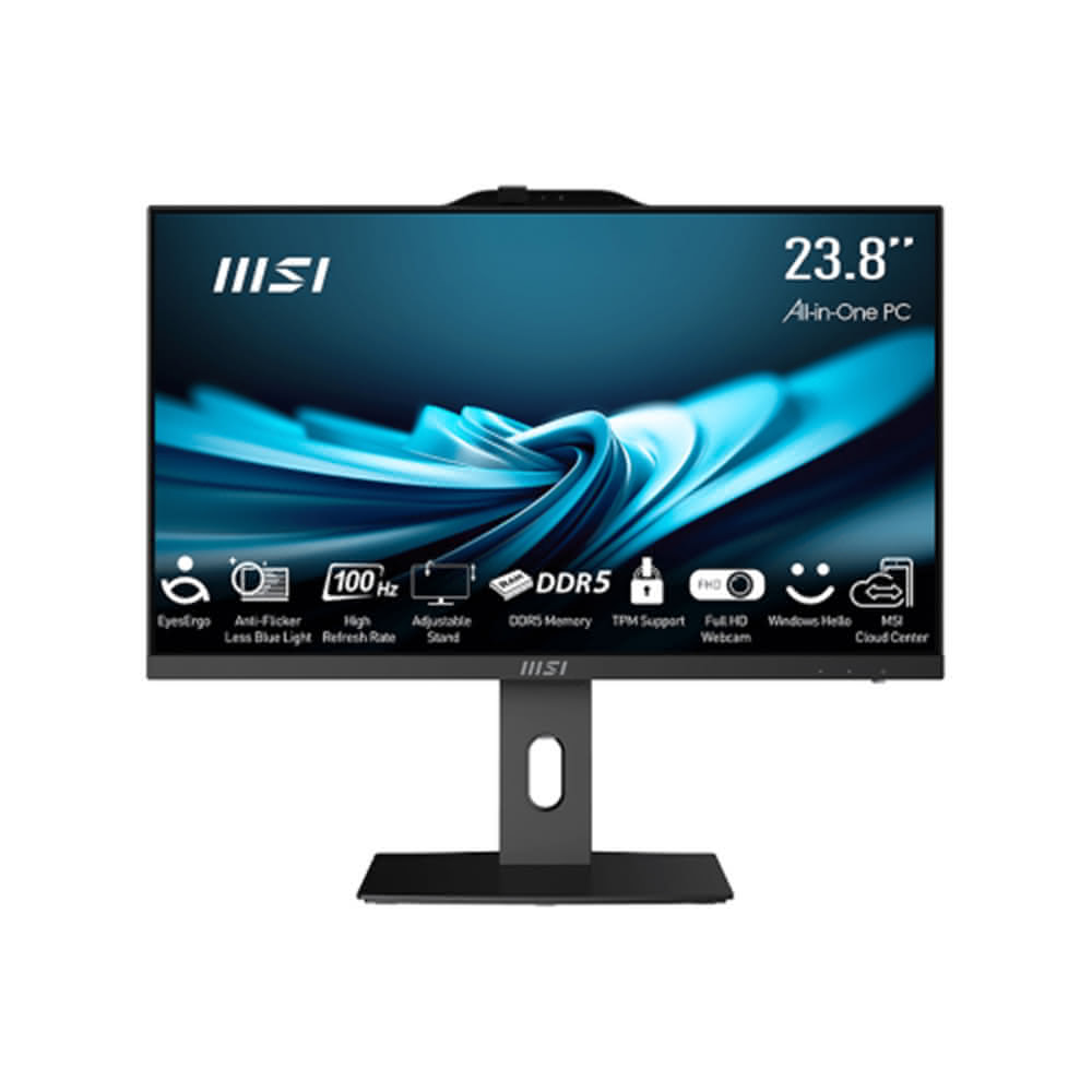 【MSI 微星】PRO AP242P 14M-619TW-SP1 24型 黑 特仕版i5-14400/8G+8G/512G PCIE/W11