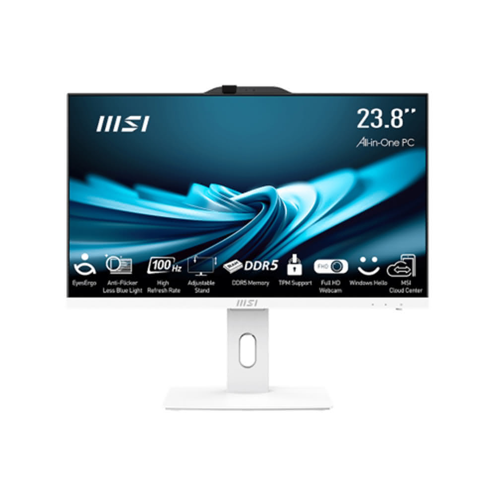 【MSI 微星】PRO AP242P 14M-624TW-SP2 24型 白 特仕版i5-14400/8G+8G/512G PCIE+1TB HDD/W11