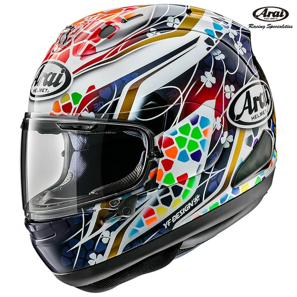 Arai RX-7X ナカガミGP3 XL 新品 NAKAGAMI 中上貴晶 新色預購】 ARAI RX-7X🌺NAKAGAMI GP3 ☘️中上貴晶☘️最新塗裝相當