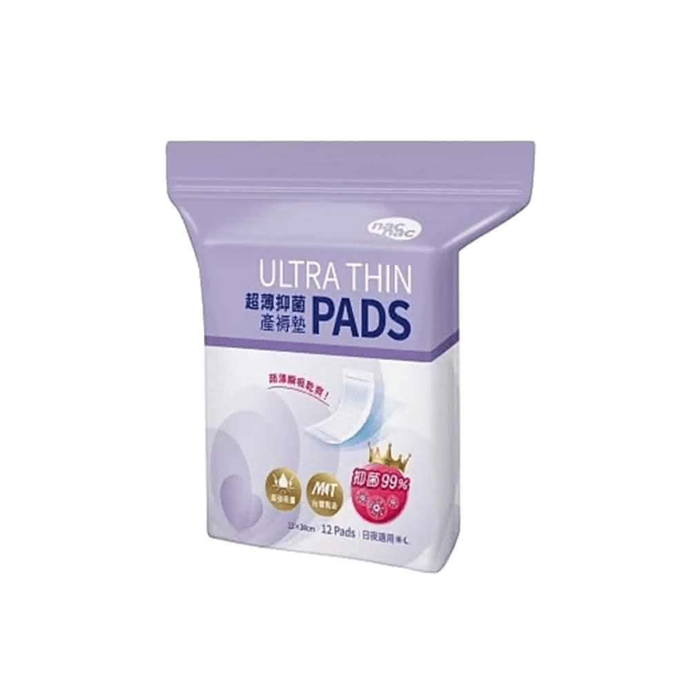 【nac nac】超薄抑菌產褥墊12入
