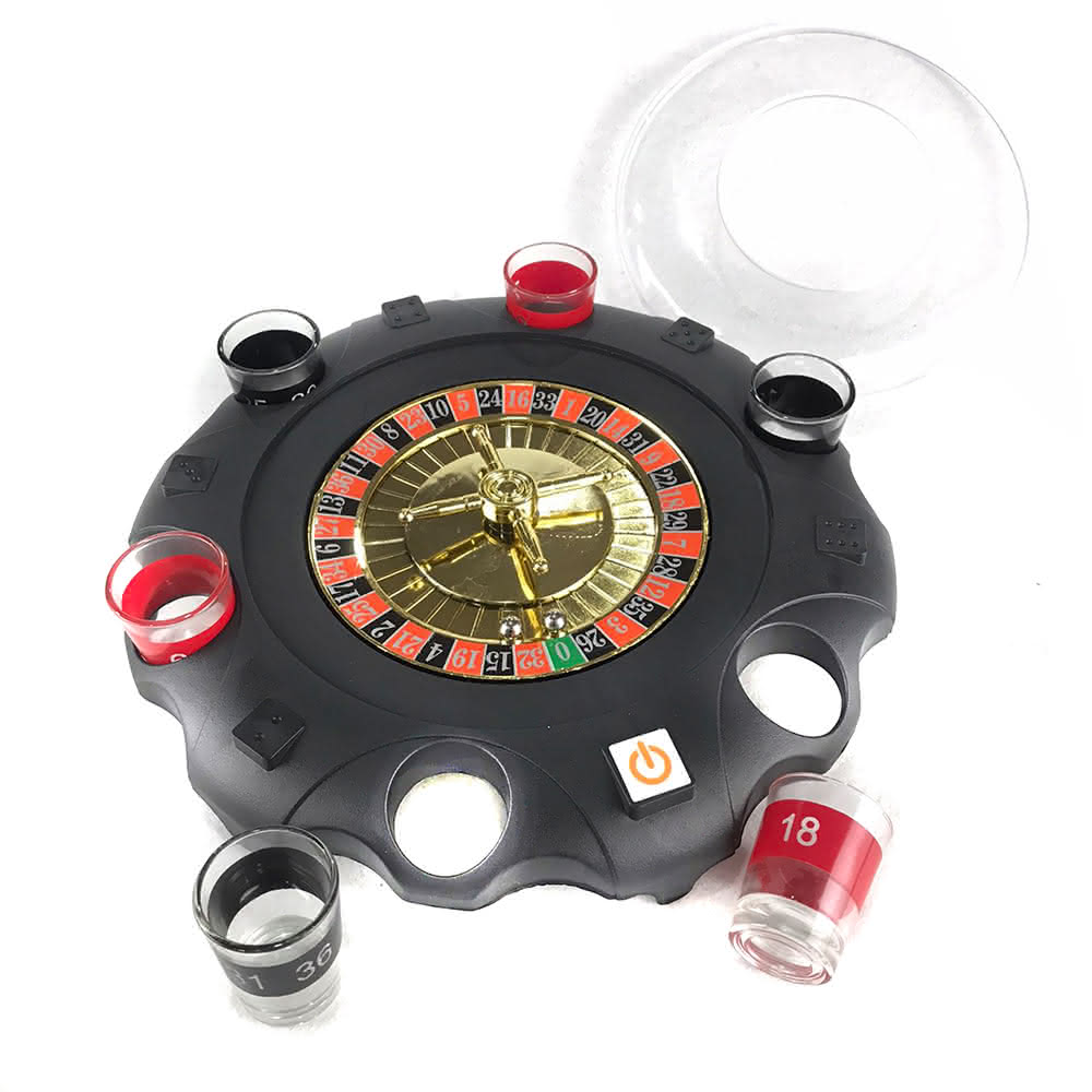 電動版俄羅斯轉盤幸運轉盤俄羅斯輪盤輪盤酒具酒杯遊戲助興酒具喝酒酒聚