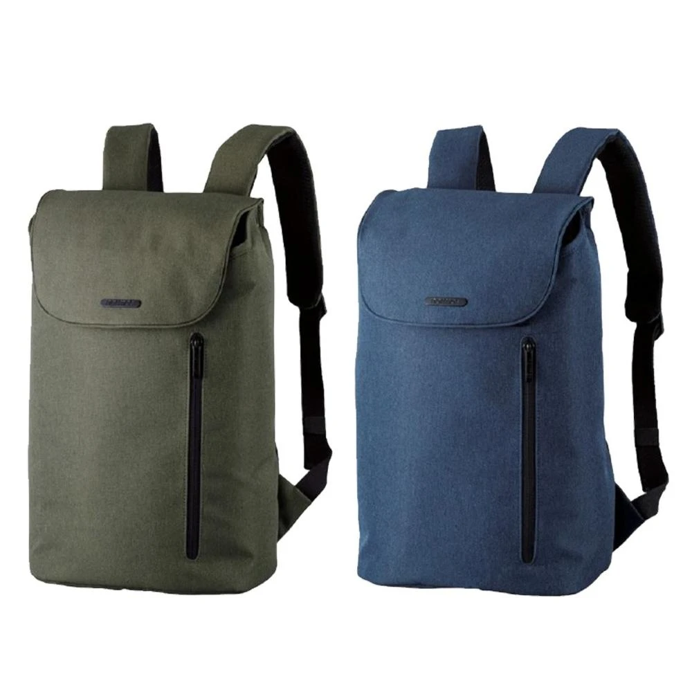 【ELECOM】normas休閒多功能後背包(綠/藍)