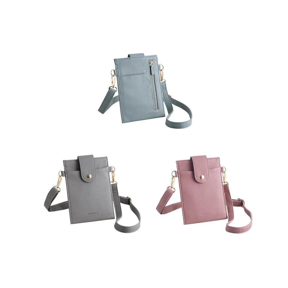 【ELECOM】MAPOCHE薄型手機斜背包(3色可選)