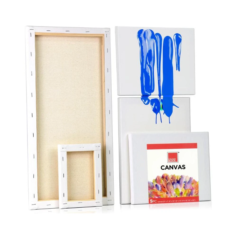 【COLOUR BLOCK】5PCS 帆布畫框組