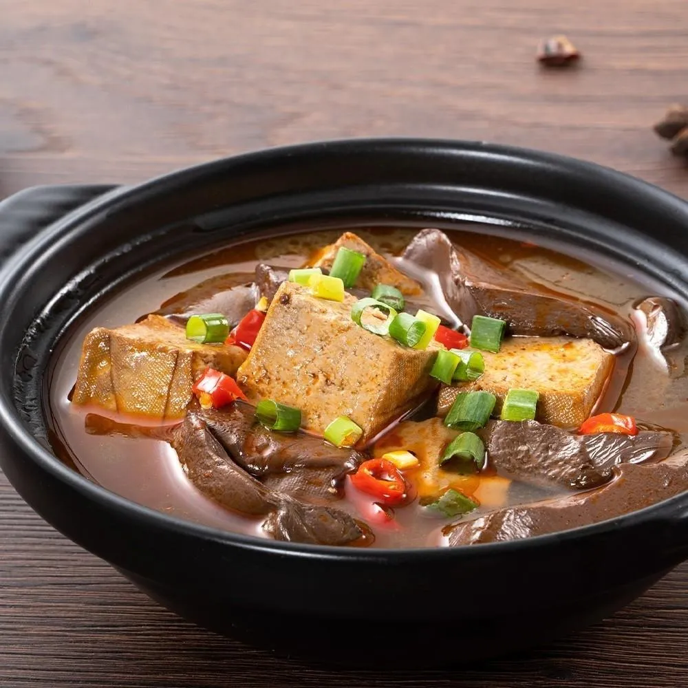 海肉王超市】麻辣雙寶鴨血臭豆腐(約500g/包)