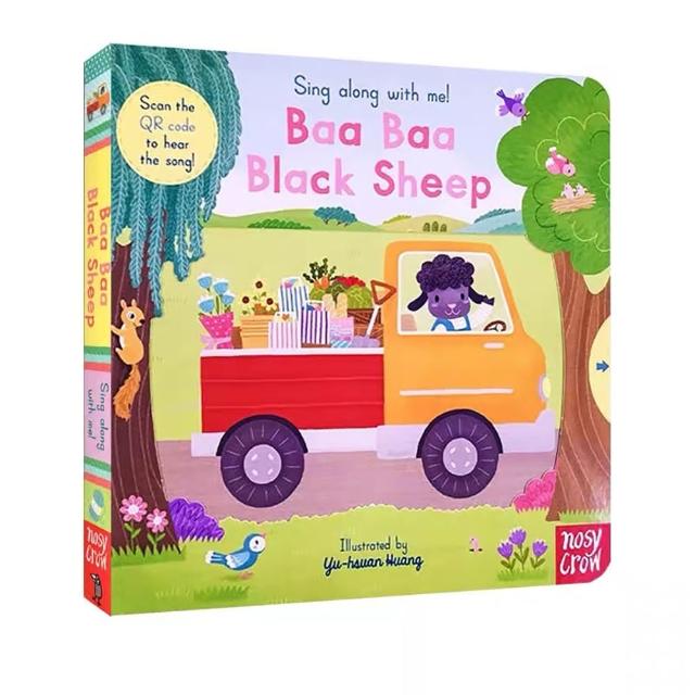 英文正版歡唱童謠兒歌sing along with me 硬頁遊戲書