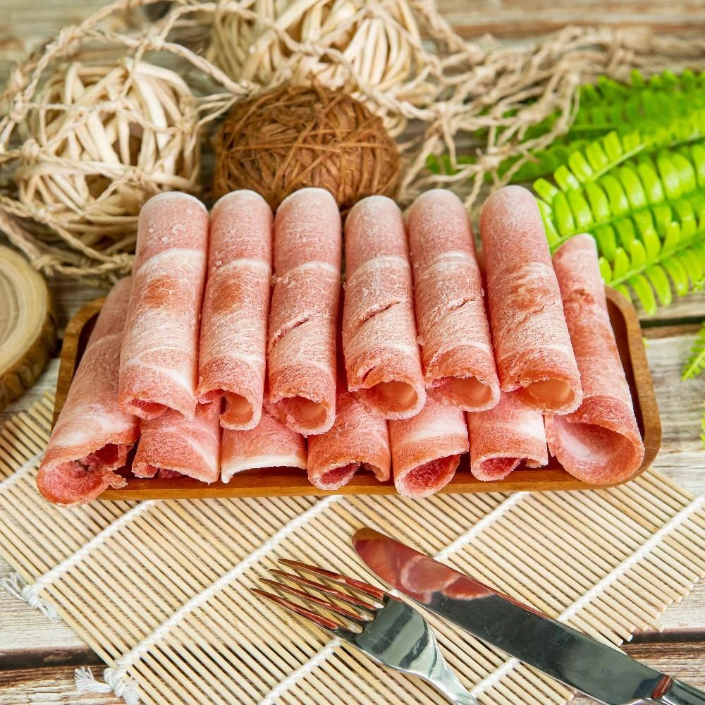 【小嚼士】嚴選豬腿肉火鍋肉片 1KG(台灣豬肉 豬肉 肉品 火鍋肉片 豬火鍋肉片 冷凍肉品食品)