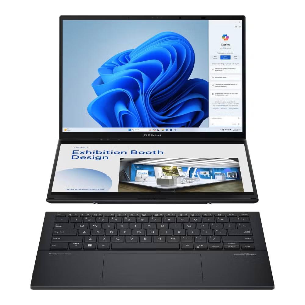 【ASUS 華碩】特仕版 14吋觸控筆電(Zenbook Duo UX8406CA/Ultra 9 285H/32G/1TB SSD/Win11/二年保/OLED) 任選規格