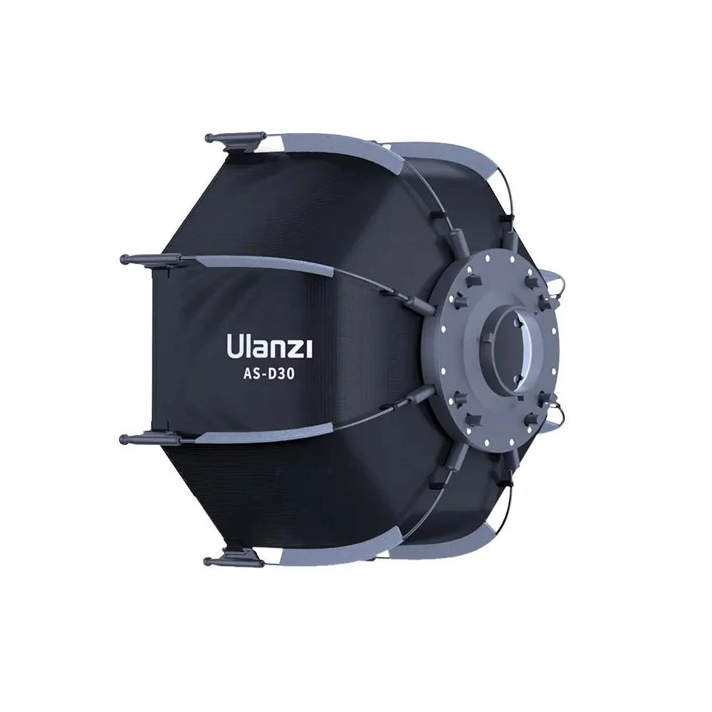 【Ulanzi 優籃子】Ulanzi AS-D30 30cm 迷你保榮八角柔光罩 柔光箱 僅適用LT028 L023 L024 40W棚燈 Octagonal Softbox L083GBB1(mini保榮口 非保榮口)