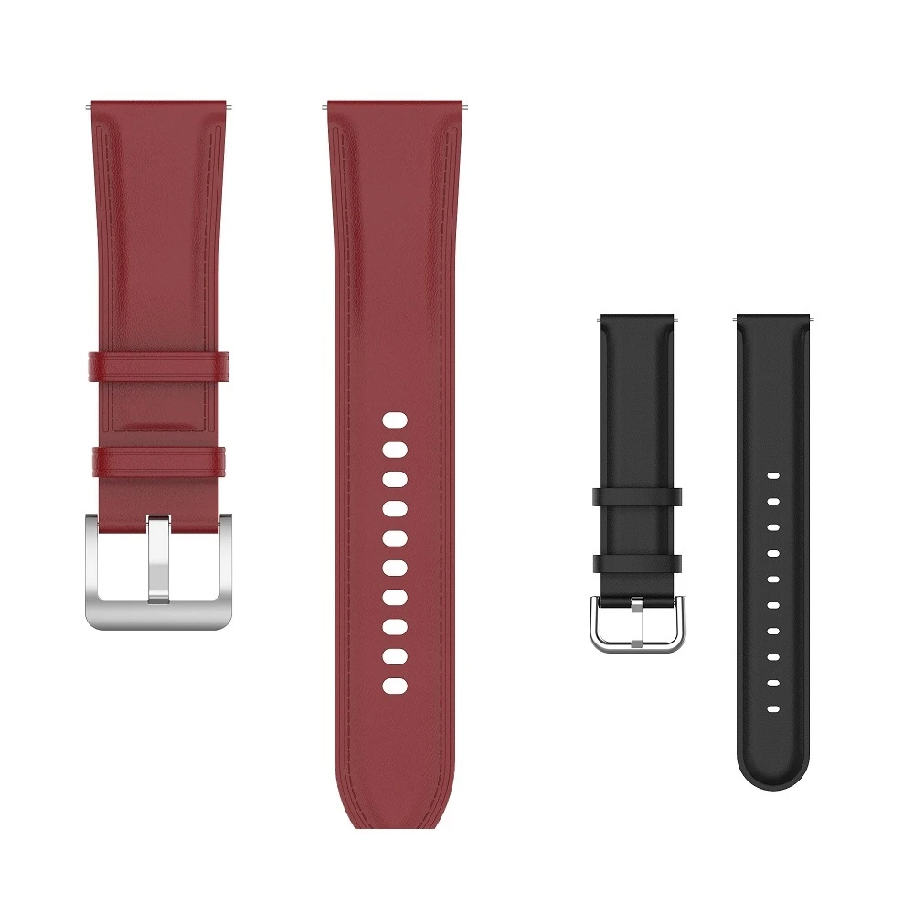真皮錶帶 適用 華碩 ASUS VivoWatch SE HC-A04A 錶帶寬度20mm 皮錶帶 腕帶錶帶 替換帶