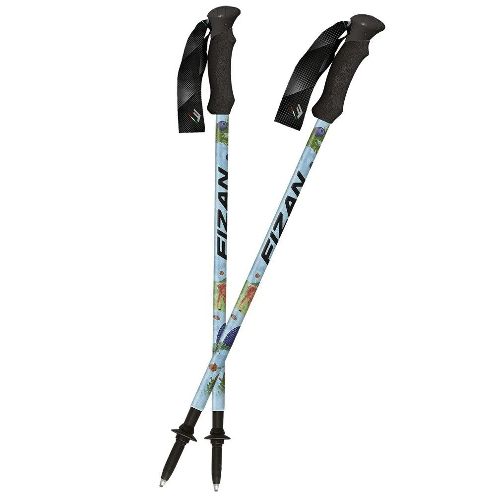 【FIZAN】FIZAN FZS24.7102.TNG 能高越古道藍 158克超輕三節式鋁合金健行登山杖2入特惠組 《台南悠活運動家》