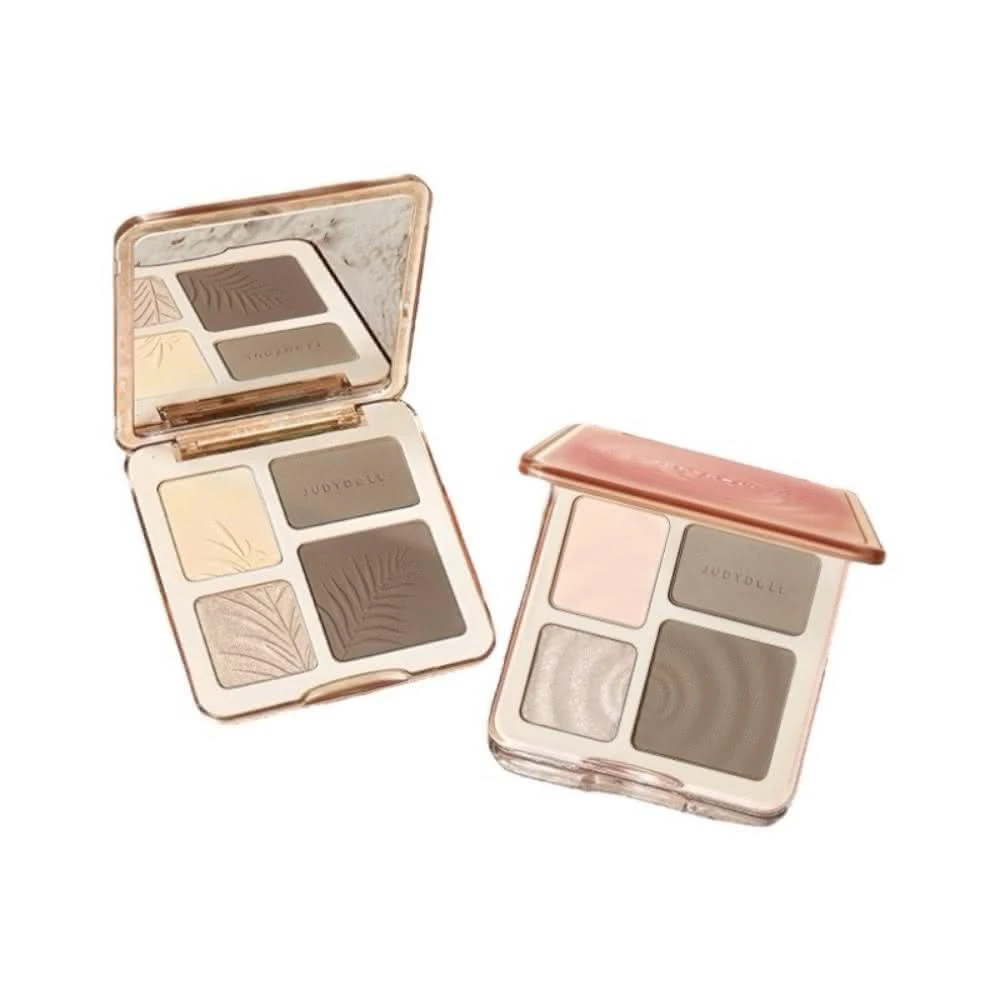 【JUDYDOLL 橘朵】現貨24H速出 JUDYDOLL橘朵高光修容一體盤 啞光陰影鼻影修容 珠光提亮立體感