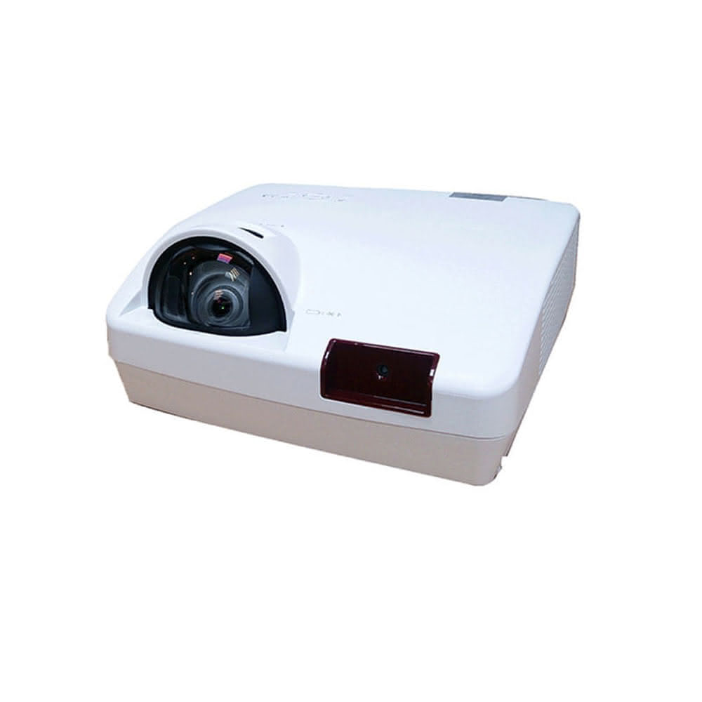 Boxlight ANW420STiA 短焦投影機，4200流明高亮度，WXGA 1280x800 解析度，對比度 10000:1，適合商務會議與家用劇院。短投比例 0.46:1，只需 0.455m 距離即可投射 50-100 吋畫面，支援 4:3/16:10 比例，內建喇叭，白色系設計，重量僅 5kg，AC 100-240V 電源，具過熱保護，一年保固。BSMI 認證 R17497，完美選擇短距離投影需求！