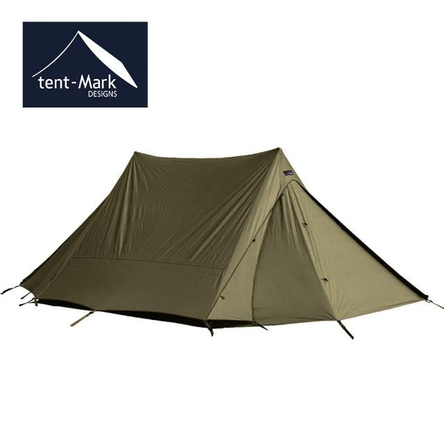 美品 tent-Mark DESIGN TWO PEAKS CABIN TARP テンマクデザイン♡ツーピークキャビン♡キャンプ♡TC素材テント