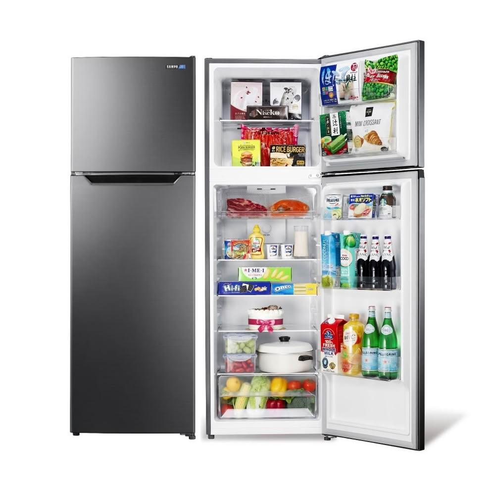 【SAMPO 聲寶】( SR-M25D ) 250公升 變頻雙門冰箱 -不鏽鋼色《送基本安裝、舊機回收》