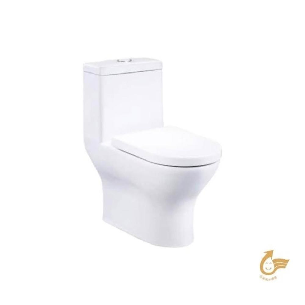 【CAESAR 凱撒衛浴】小衛浴適用型二段式省水單體馬桶CF1354/CF1454(單體馬桶)