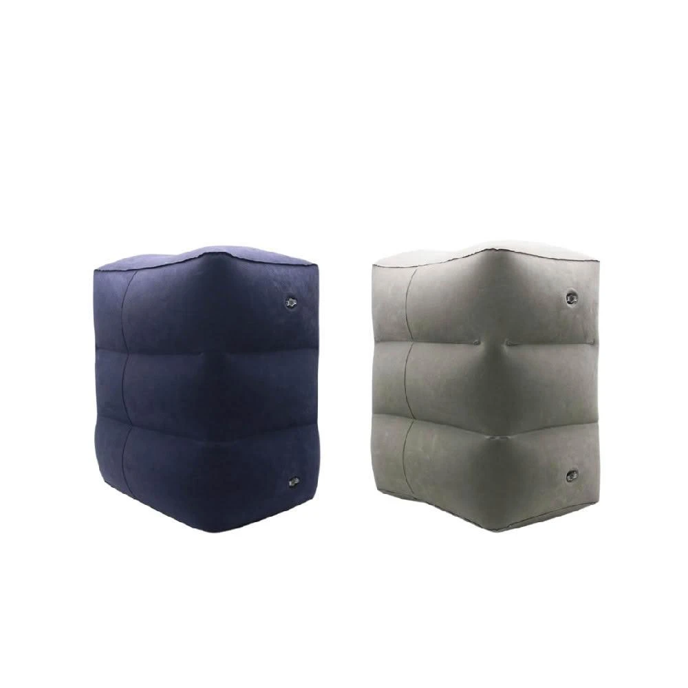 COZZY嚴選  按壓式充氣腳墊 飛機腳墊 充氣腳墊 可調三段高度 按壓式充氣 充氣腳踏墊 汽車腳墊 旅行充氣腳墊 