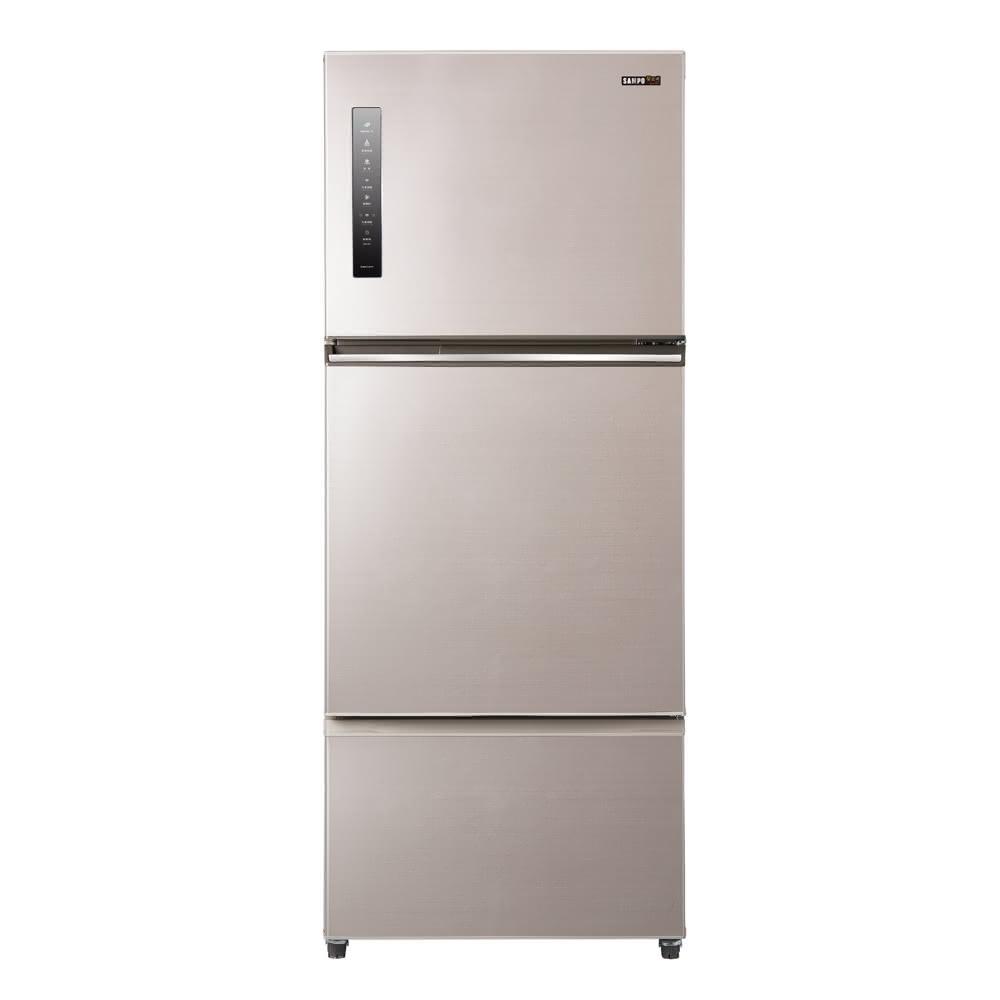 【SAMPO 聲寶】580公升三門變頻炫麥金冰箱SR-C58DV-Y7