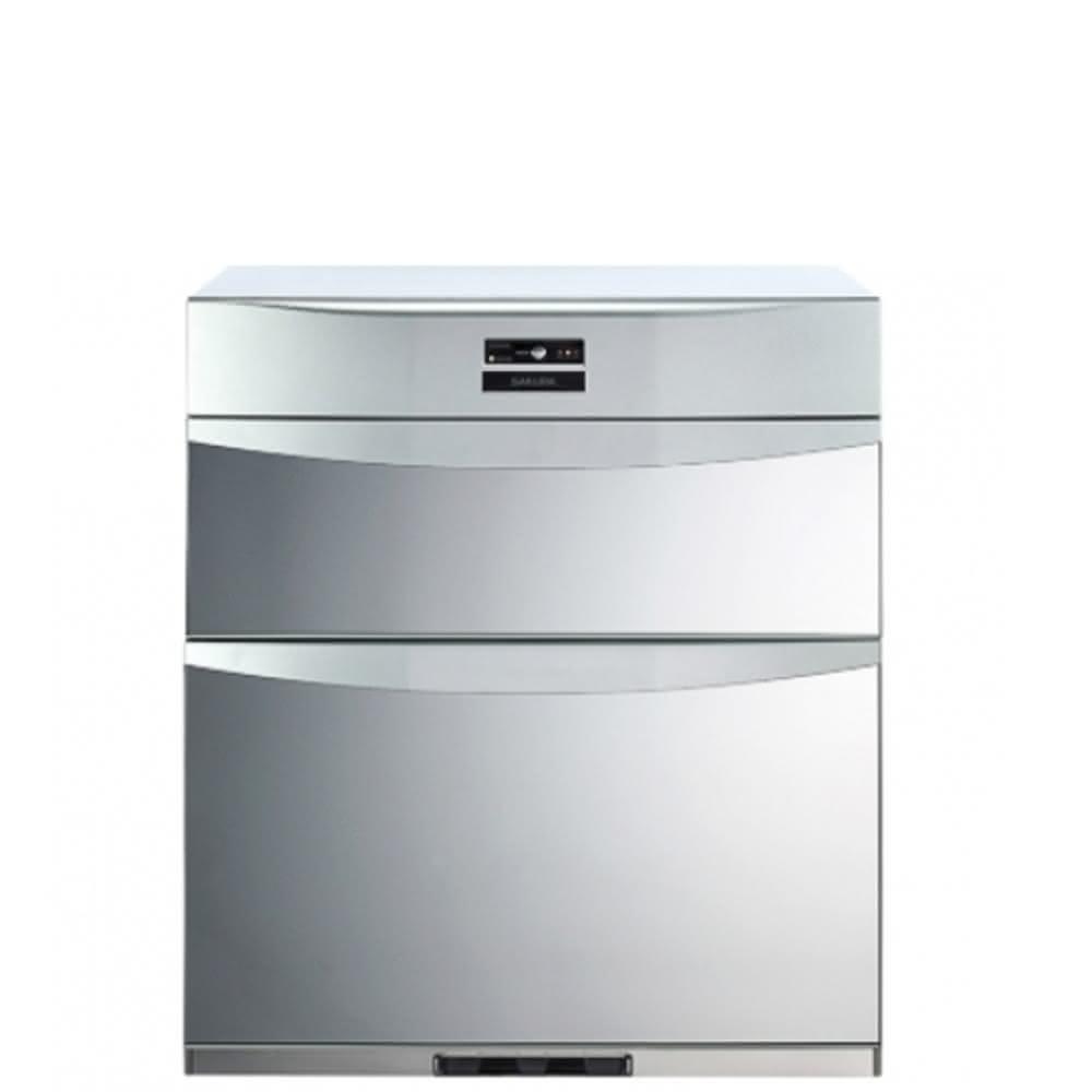 【SAKURA 櫻花】櫻花落地式熱風循環臭氧殺菌高70公分(與Q7592BL同款)烘碗機不鏽鋼色Q-7592BL基本安裝