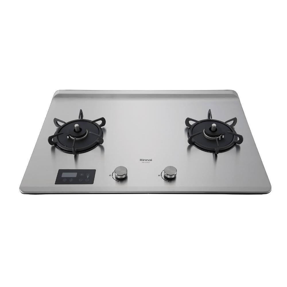 【林內】檯面式緻溫二口爐瓦斯爐天然氣RB-A2760S-NG1 基本安裝