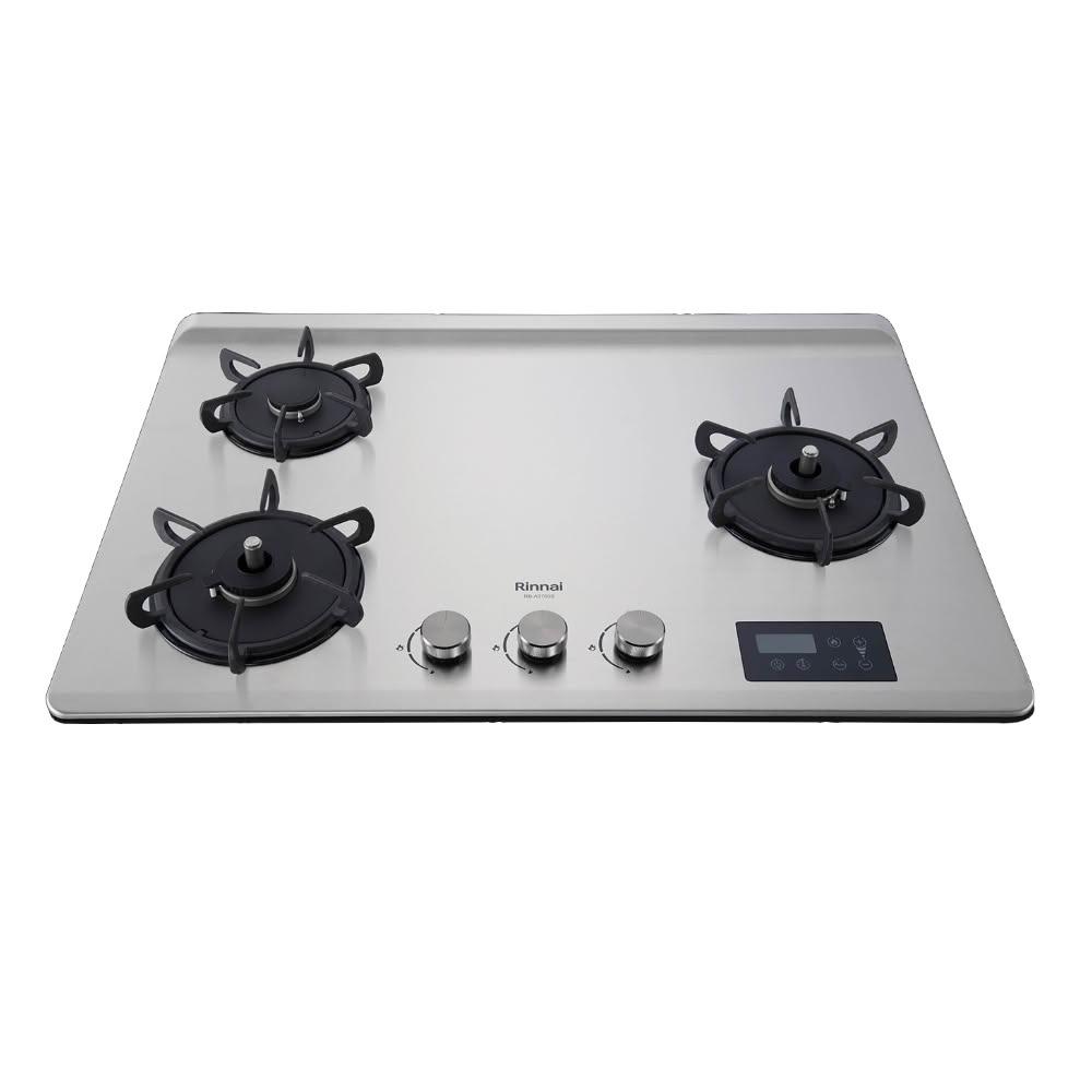 【林內】檯面式緻溫三口爐右單口瓦斯爐天然氣RB-A3760SR-NG1 基本安裝
