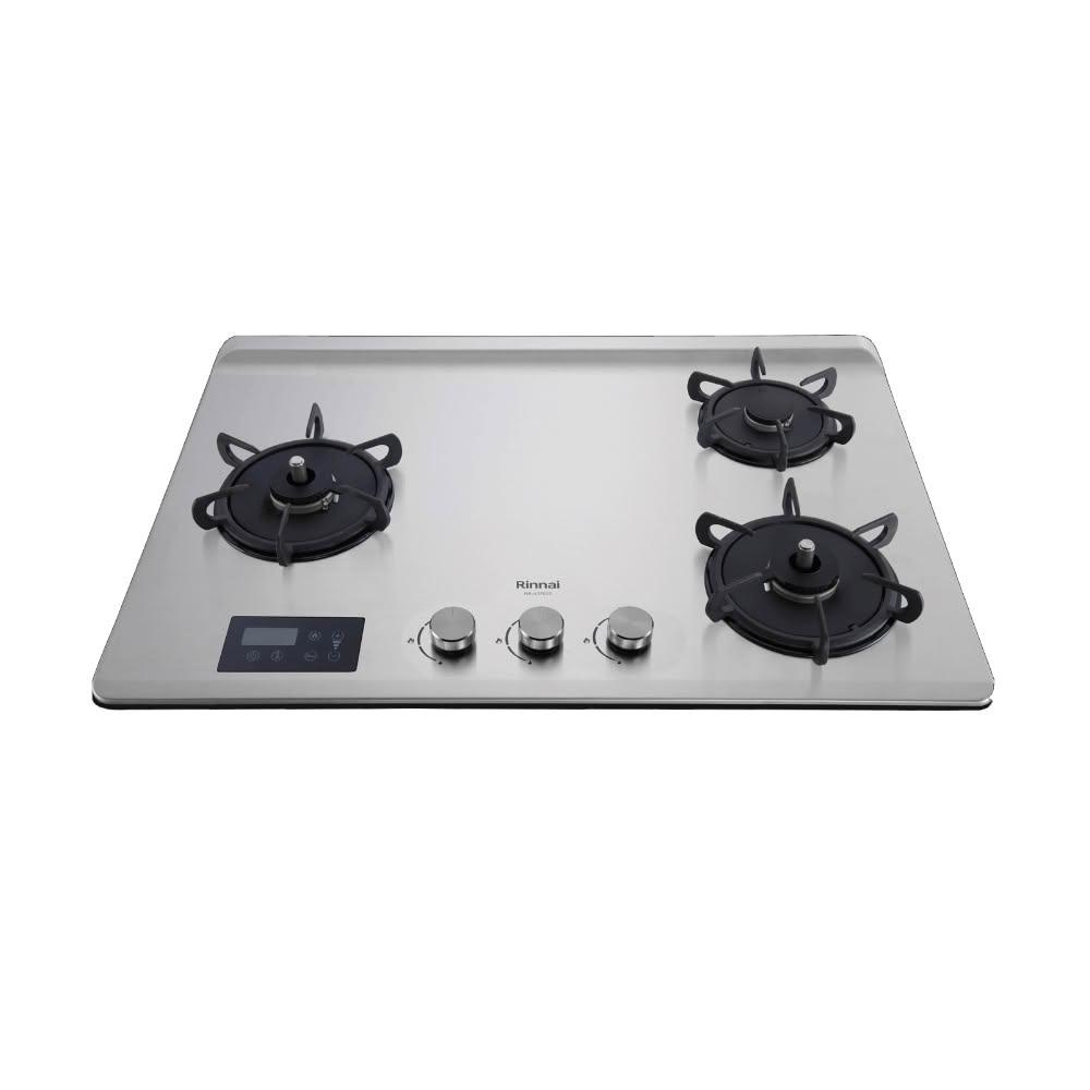 【林內】檯面式緻溫三口爐左單口瓦斯爐天然氣RB-A3760SL-NG1 基本安裝