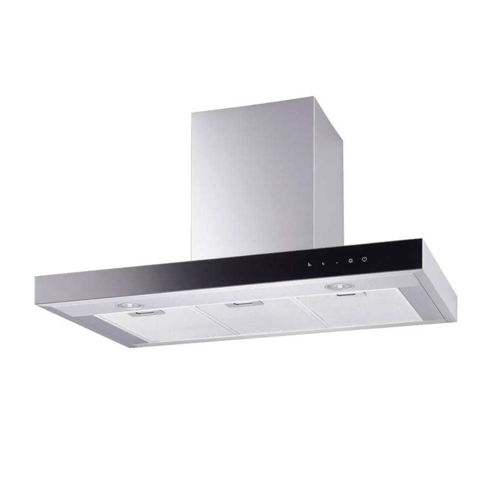 【HMK 鴻茂】90公分歐式玻璃觸控單層玻璃觸控倒T型排油煙機H-9213 基本安裝