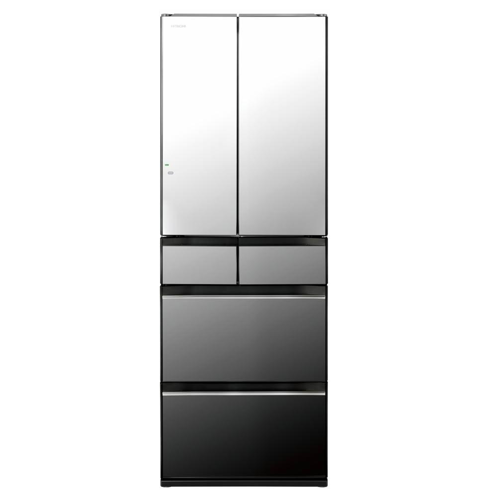 【HITACHI 日立】日立家電537公升六門變頻RHW540RJ同款X琉璃鏡冰箱RHW540RJX