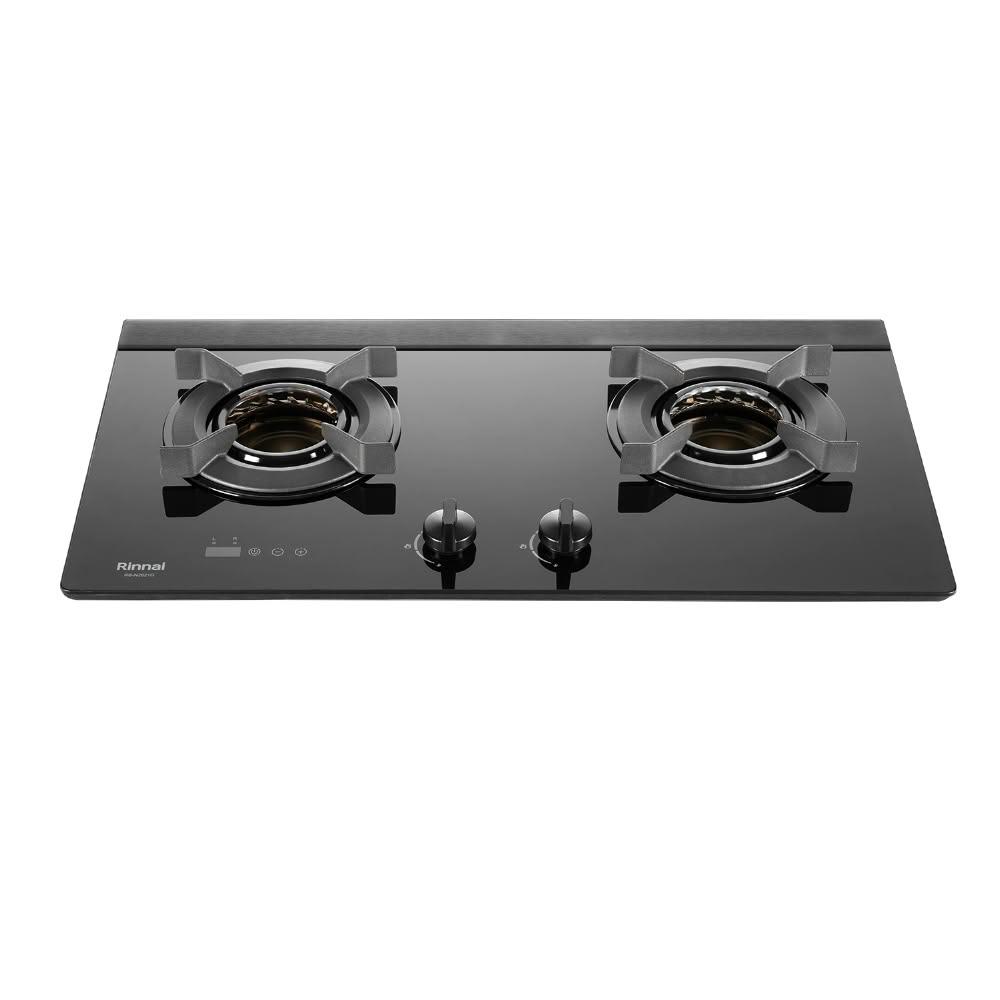 【林內】(全省安裝)雙口爐內焰檯面爐LED旋鈕定時瓦斯爐桶裝瓦斯RB-N2621G-B-LPG