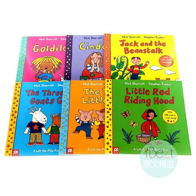 Nick Sharratt Fairy Tales 英語絵本6冊 Fairy Tales 6 Book(翻翻書音檔Nick Sharratt)