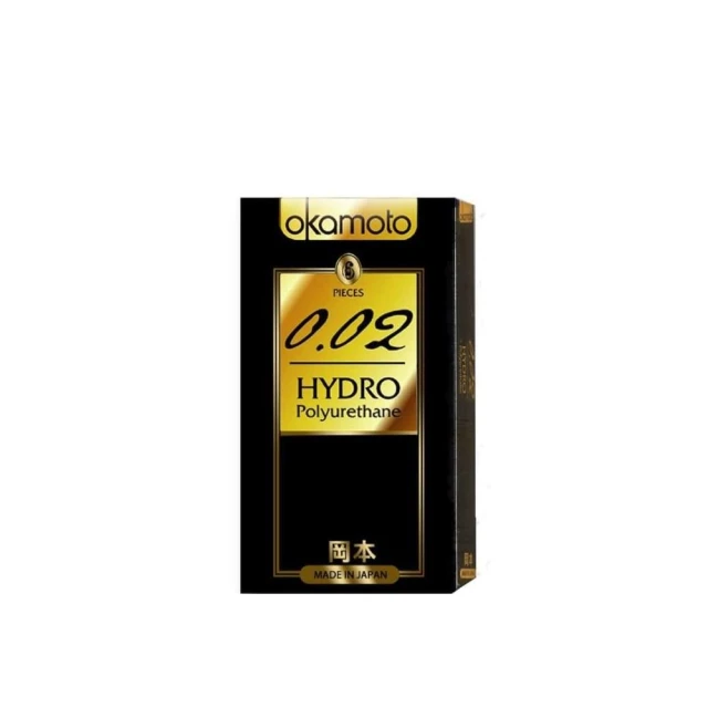 【okamoto 岡本】岡本002-HYDRO 水感勁薄保險套-6入裝  避孕套 情趣用品 男用情趣