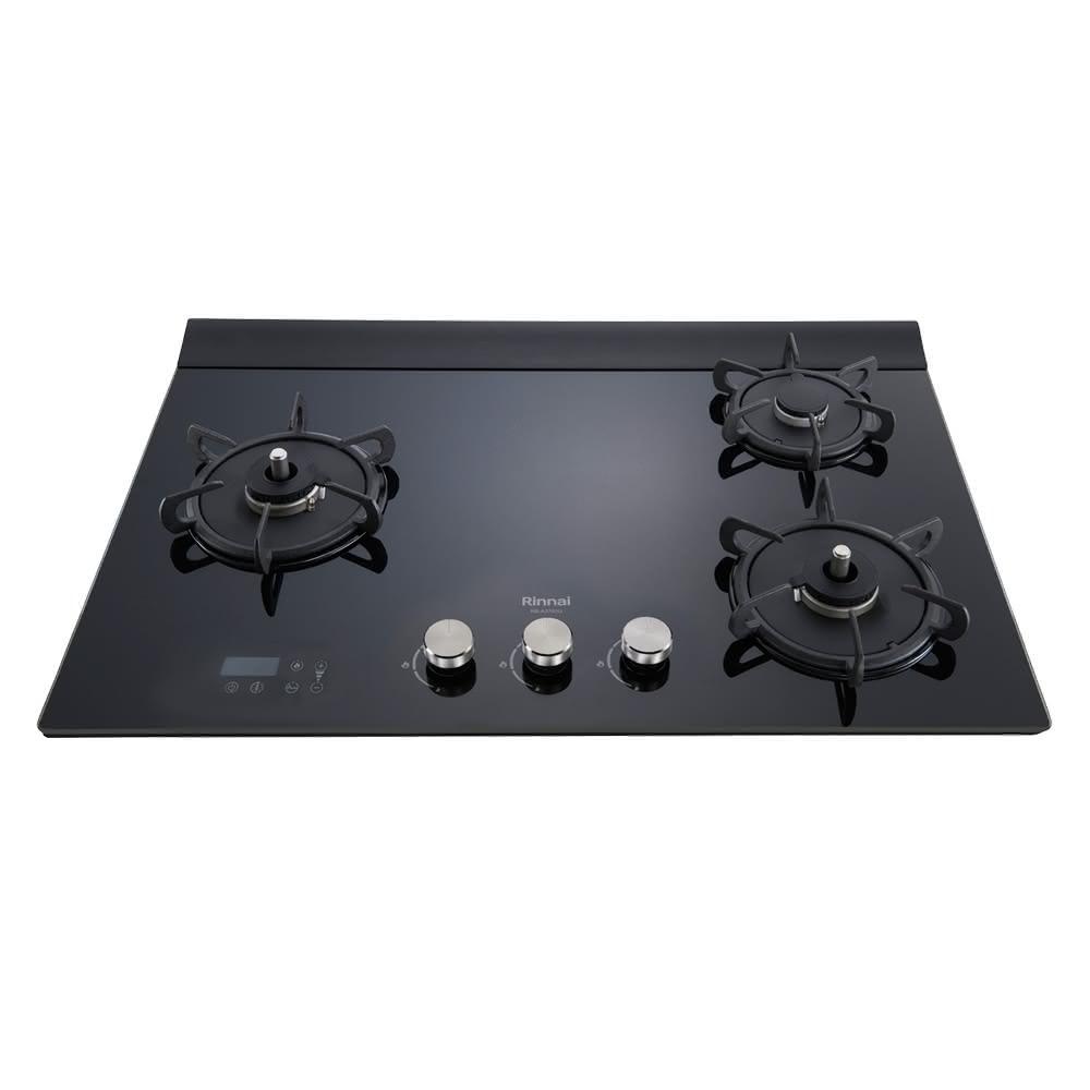Rinnai 林內 檯面式緻溫玻璃三口爐 RB-A3760G(BL)含運不安裝