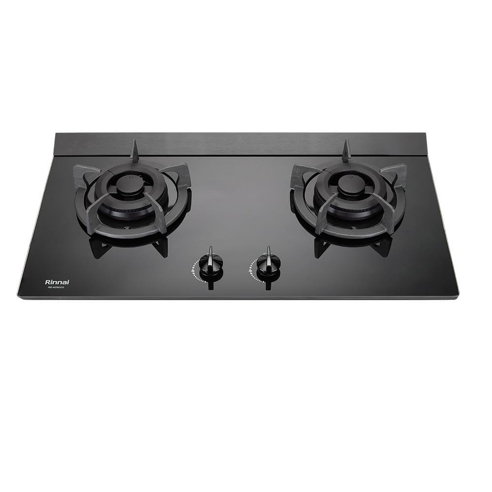 Rinnai 林內 檯面式極炎玻璃雙口爐 RB-M2600G(B) 含運不安裝