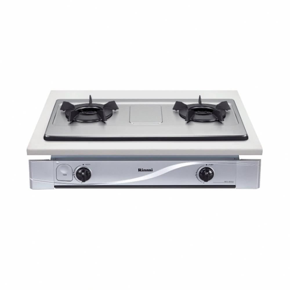 Rinnai 林內 嵌入式內焰不銹鋼雙口爐 RBTS-N201S 含運不安裝