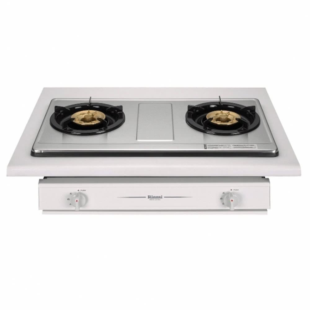 Rinnai 林內 嵌入式傳統不銹鋼雙口爐 RBTS-227SC 含運不安裝