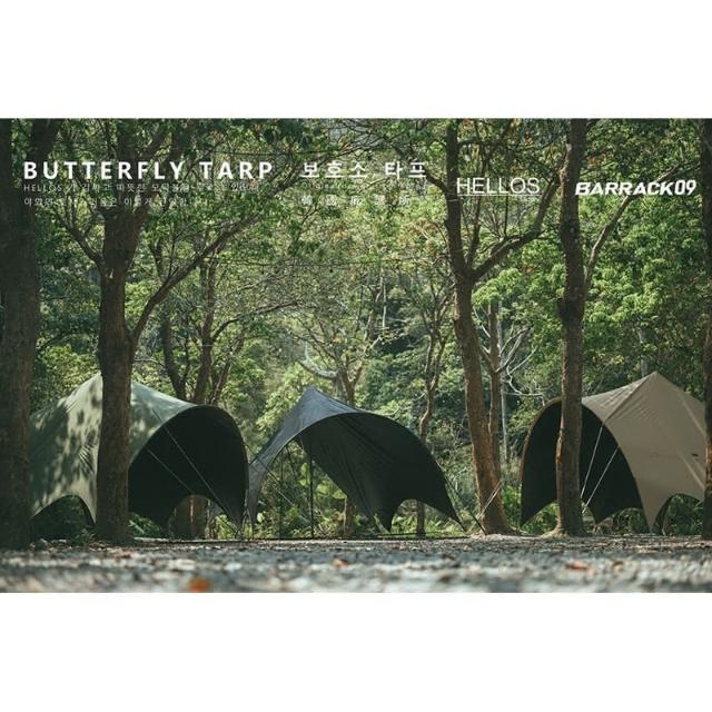·HELLOS ·韓國HELLOS庇護所BUTTERFLY TARP(韓國天幕庇護所露營天幕