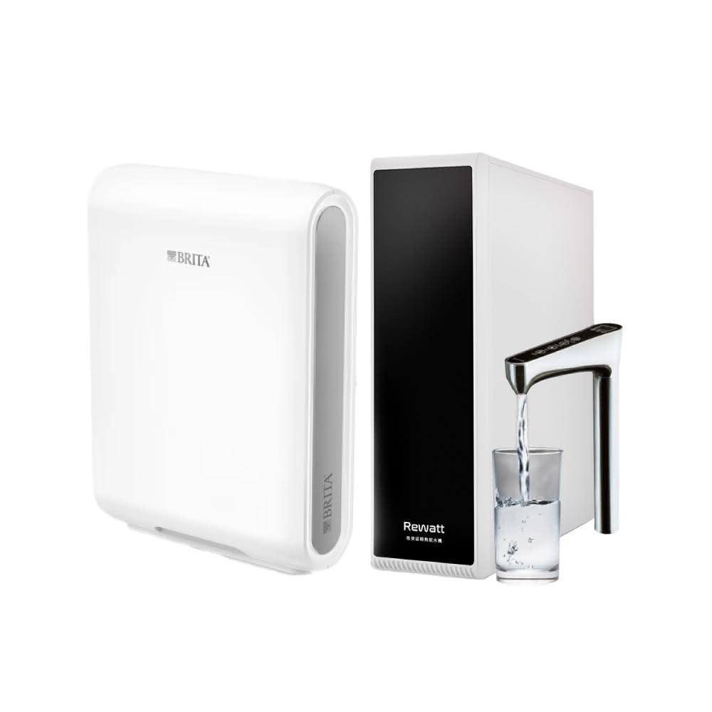 德國 BRITA & Rewatt mypure Pro X9 超微濾專業級淨水系統 搭配 YO-50 櫥下瞬熱雙溫飲水機