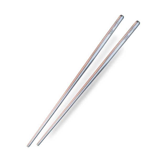 Keith 鎧斯純鈦輕量環保攜帶式方型筷子-23cm /  Ti5622 鈦筷 戶外無毒鈦金屬 長型圓 方筷 隨身餐筷