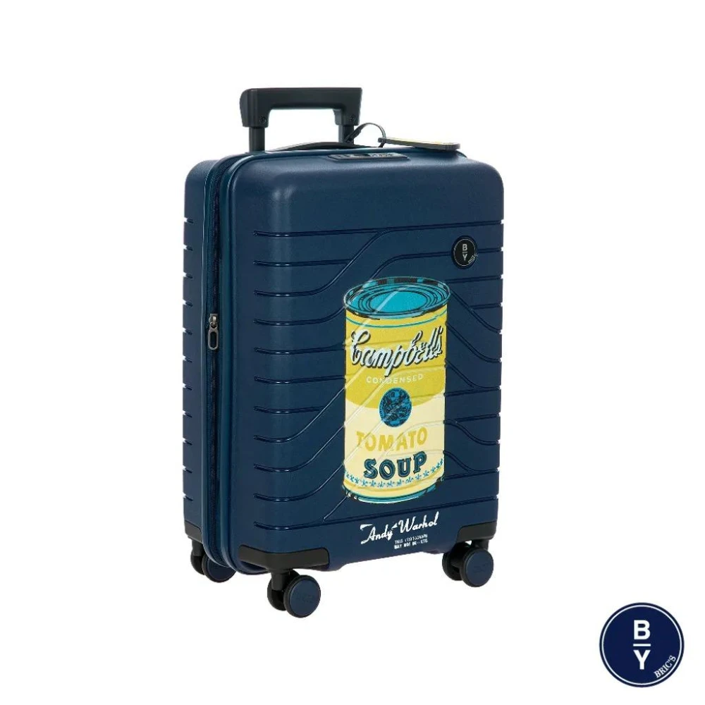 【BRIC S】B|Y Ulisse 安迪沃荷聯名PP 19.5吋擴充登機箱-深海藍
