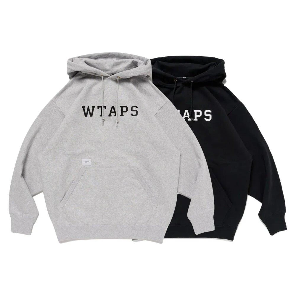 トップス SS25 WTAPS 251ATDT-CSM04 ACADEMY HOODY WTAPS Academy / Hoodie / Cotton 251ATDT-CSM04 / Black | OVERKILL
