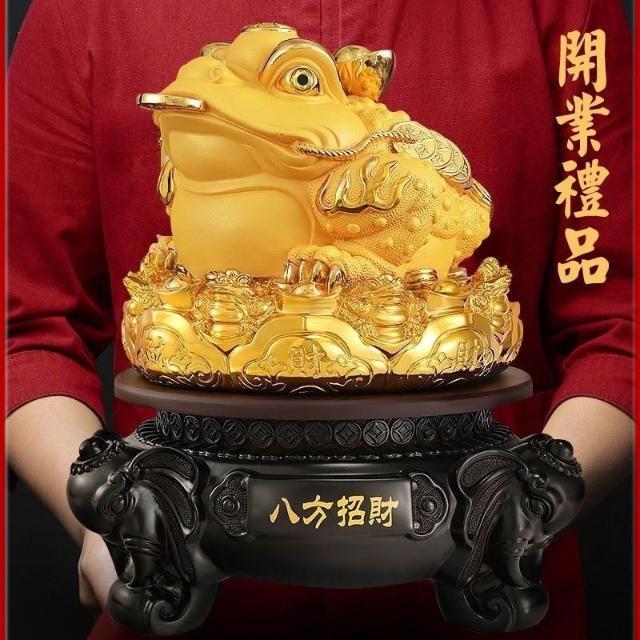 招財進宝 三足金蟾 鎮宅 辟邪 開運 風水 工芸品 美術品 置物 開運陶源純銅金蟾蜍招財三腳咬錢蟾蜍(*精緻版*大) 銅雕- PChome