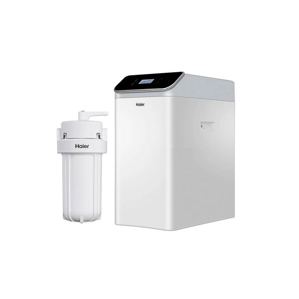 【Haier 海爾】海爾全屋反沖洗淨軟水—頂客小資組|HR-CWP10-VACF|HR-CWS-U1|贈原廠10KG鹽錠3包