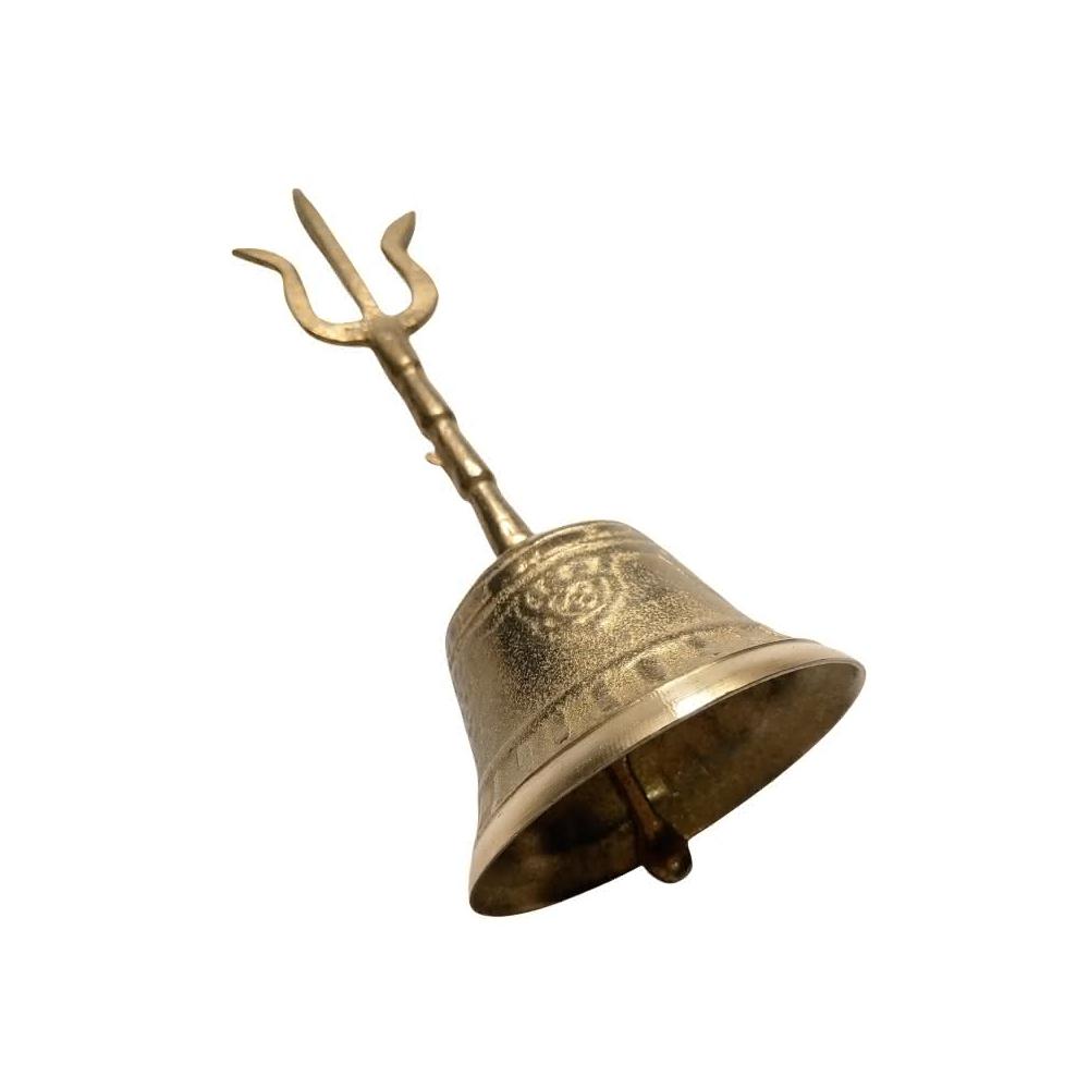 道家法器道士用品佛鈴道士鈴銅鈴法鈴三叉鈴三清鈴三叉銅鐘銅鈴